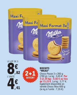 Biscuits 'Milka'