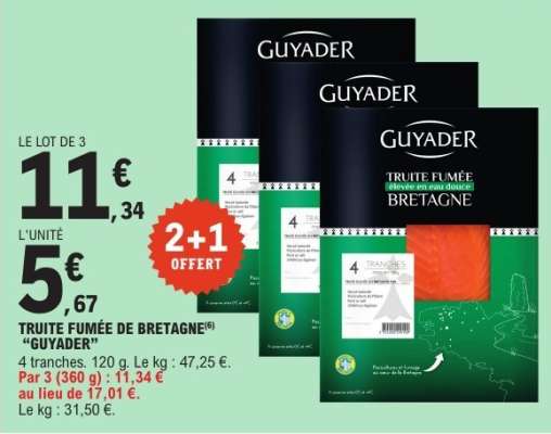 Truite Fumée de Bretagne 'Guyader'