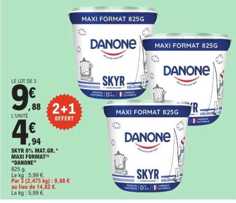 SKYR 0% MAT.GR.* MAXI FORMAT® “DANONE”