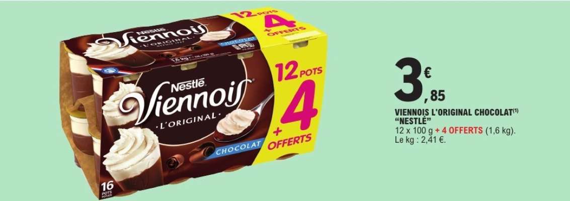 VIENNOIS L'ORIGINAL CHOCOLAT "NESTLE"