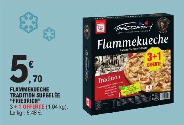 Flammekueche Tradition Surgelée "Friedrich"