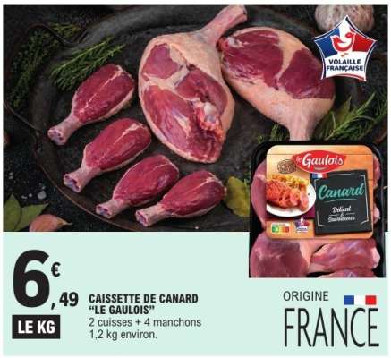 Caissette de Canard "Le Gaulois"