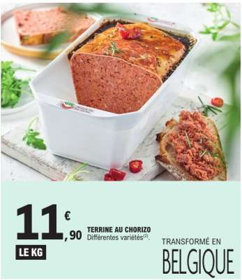 TERRINE AU CHORIZO