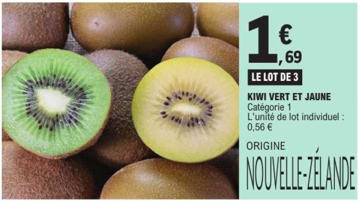 KIWI VERT ET JAUNE