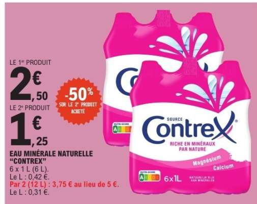 Eau Minérale Naturelle Contrex