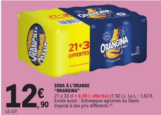 Soda à l'orange 'Orangina'