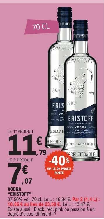 Vodka Eristoff*