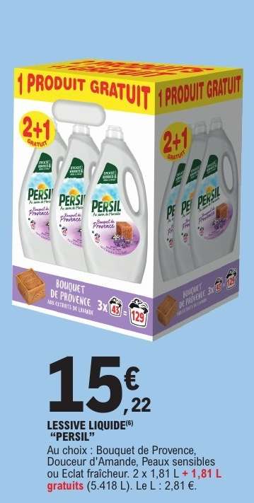 LESSIVE LIQUIDE PERSIL