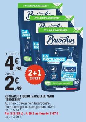 RECHARGE LIQUIDE VAISSELLE MAIN “BRIOCHIN”
