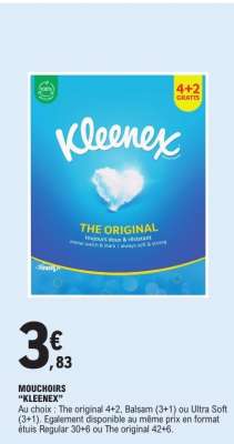 Mouchoirs Kleenex