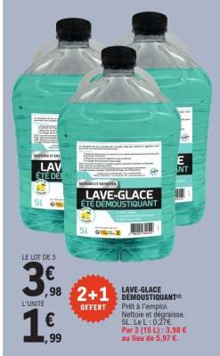 LAVE-GLACE DÉMOUSTIQUANT