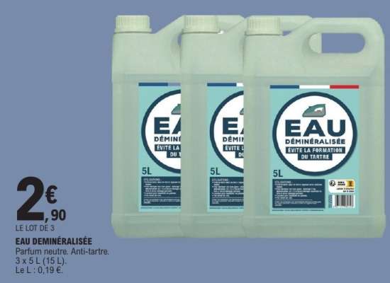Eau Déminéralisée