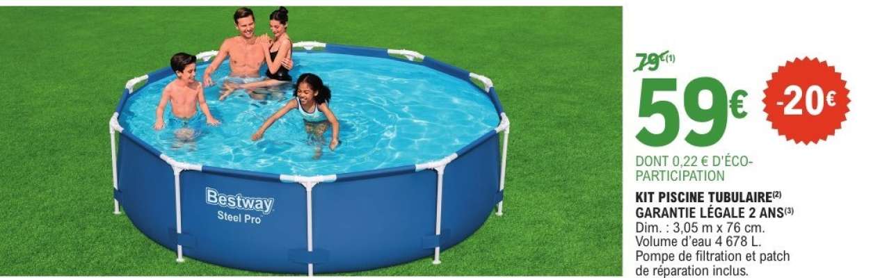 Kit Piscine Tubulaire