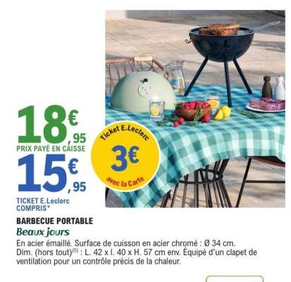 BARBECUE PORTABLE