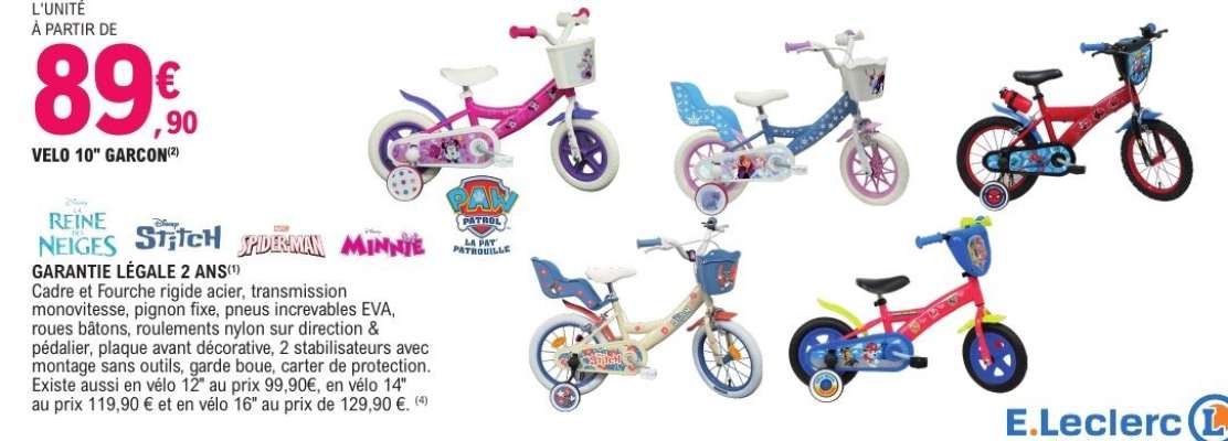 Vélo 10" Garçon