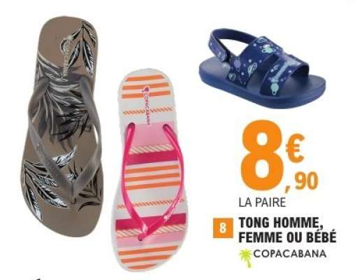Tong Homme, Femme ou Bébé