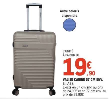 VALISE CABINE 57 CM ENV.