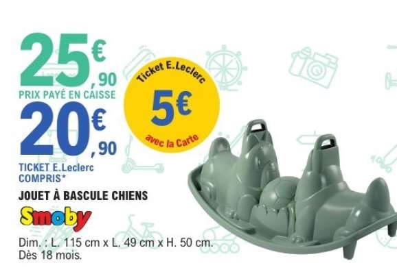 JOUET À BASCULE CHIENS