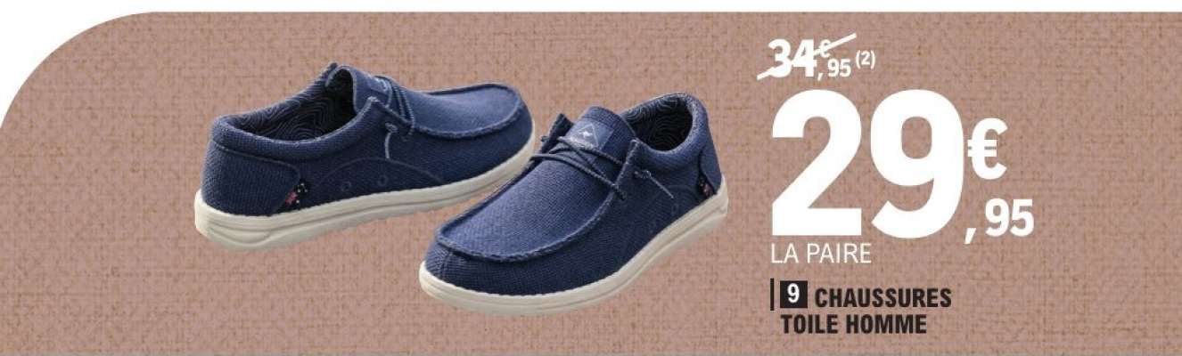 CHAUSSURES TOILE HOMME