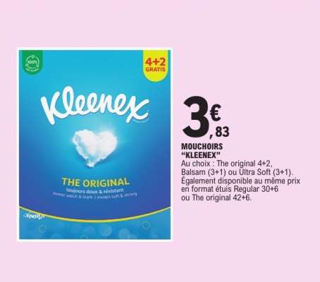 Mouchoirs Kleenex