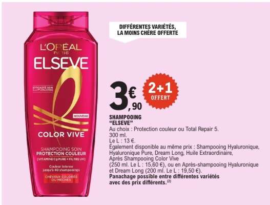 SHAMPOOING “ELSÈVE”