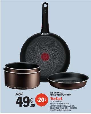 SET AMOVIBLE "INGENIO SIMPLY COOK"