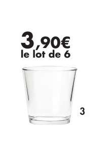 Lot de verres