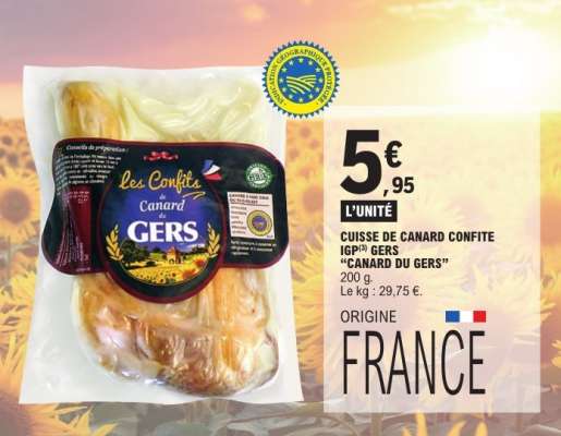Cuisse de Canard Confite IGP® Gers 'Canard du Gers'