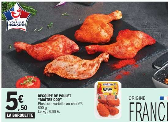 DÉCOUPE DE POULET "MAÎTRE COQ"