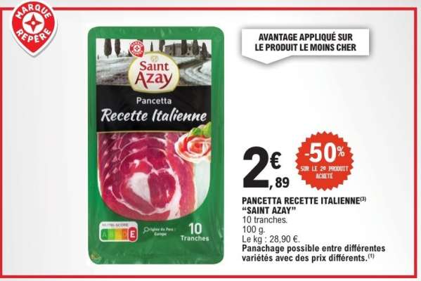 Pancetta Recette Italienne 'Saint Azay'