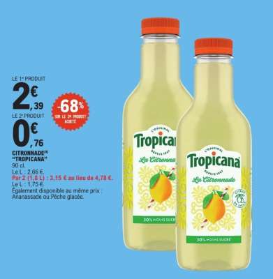 Citronnade Tropicana
