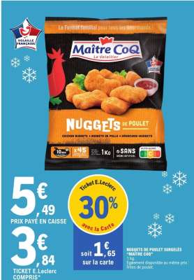 Nuggets de poulet