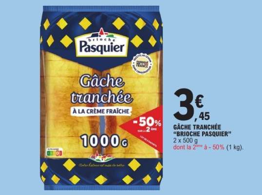 Gâche Tranchée "Brioche Pasquier"