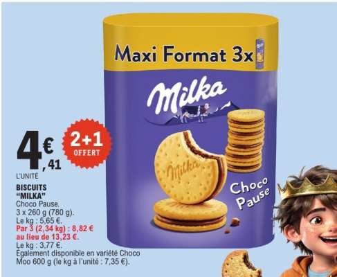 Biscuits 'Milka'