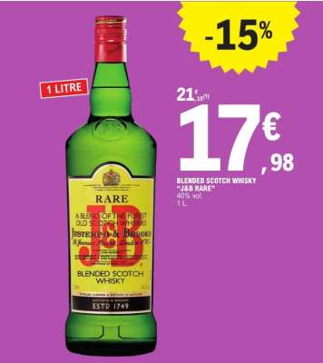 BLENDED SCOTCH WHISKY "J&B RARE"