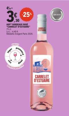 AOP Bordeaux Rosé 'Carrelet d'Estuaire'