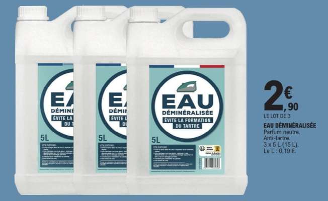Eau Déminéralisée