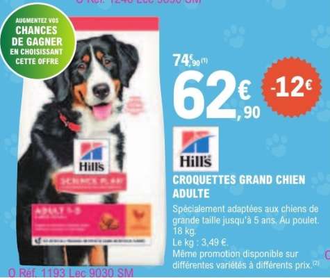 CROQUETTES GRAND CHIEN ADULTE