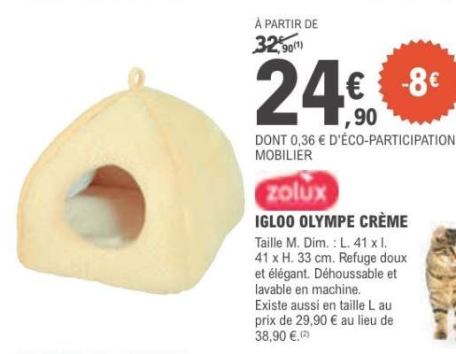 IGLOO OLYMPE CRÈME