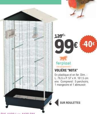 VOLIÈRE "NOTA"