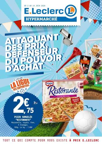 Catalogue E.Leclerc - 02/06/2026 - 14/06/2026.