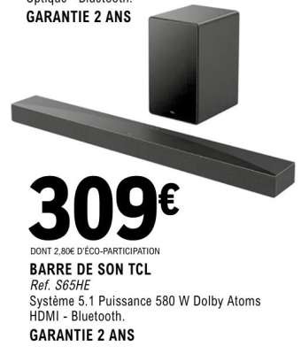BARRE DE SON TCL