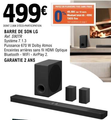 BARRE DE SON LG