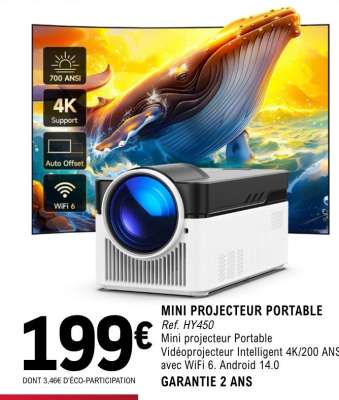 MINI PROJECTEUR PORTABLE