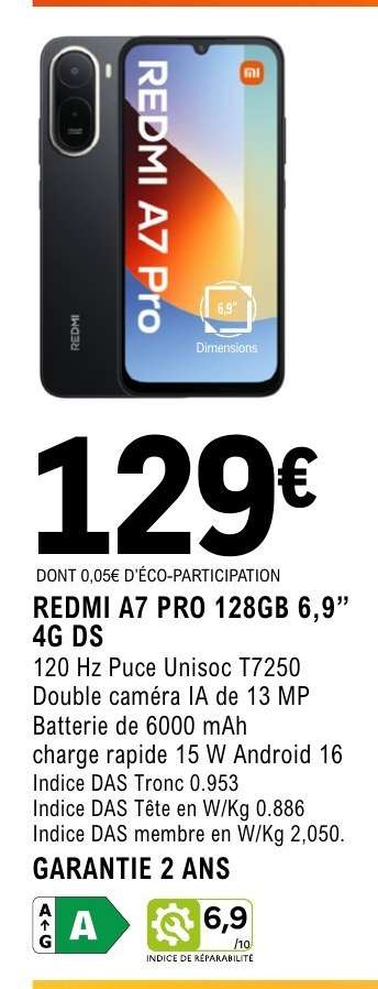 REDMI A7 PRO 128GB 6,9” 4G DS