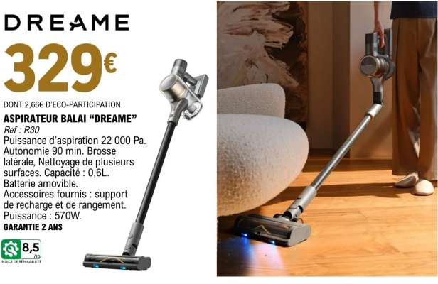 ASPIRATEUR BALAI “DREAME”