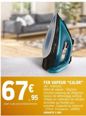 FER VAPEUR "CALOR"