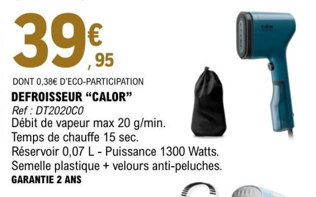 DÉFROISSEUR “CALOR”