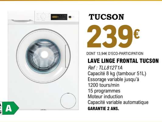 LAVE LINGE FRONTAL TUCSON