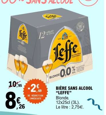 BIÈRE SANS ALCOOL “LEFFE”